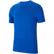 Беговая футболка , силуэт свободный, размер S, синий Nike