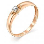 Кольцо АЙМИЛА, красное золото, 585 проба, бриллиант, размер 17 Аймила