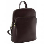 Рюкзак , фактура гладкая, коричневый Bruno Perri
