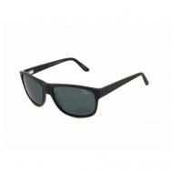 Солнцезащитные очки , прямоугольные, поляризационные, для мужчин, черный Jaguar