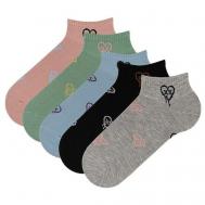 Женские носки , размер 36-39, мультиколор Heima