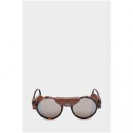 Солнцезащитные очки , круглые, оправа: пластик, с защитой от УФ, поляризационные, коричневый IZIPIZI