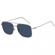 Солнцезащитные очки BOSS, прямоугольные, для мужчин, синий Hugo Boss