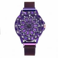Наручные часы  Часы Flower Diamond, фиолетовый Lemon Tree