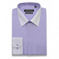 Рубашка , размер 37 ворот/176-182, фиолетовый Imperator