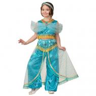 Карнавальный костюм «Принцесса Жасмин», текстиль-принт, блуза, шаровары, р. 36, рост 140 см Batik