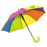 Зонт-трость полуавтомат, купол 87 см., зеленый Universal Umbrella