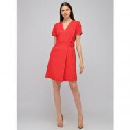 Платье , в классическом стиле, размер 42, красный VISERDI