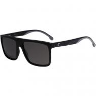 Солнцезащитные очки , прямоугольные, оправа: пластик, спортивные, с защитой от УФ, для мужчин, черный Carrera