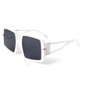 Солнцезащитные очки , квадратные, с защитой от УФ, для женщин, белый FOR ART'S SAKE
