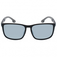 Солнцезащитные очки , прямоугольные, оправа: пластик, с защитой от УФ, серый Invu