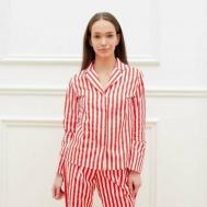Пижама , размер 40/42, красный, белый Нет бренда