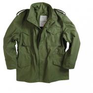 Куртка  демисезонная, капюшон, манжеты, размер XL, зеленый Alpha Industries