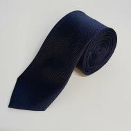 Галстук , натуральный шелк, однотонный, синий Roberto Gabbani