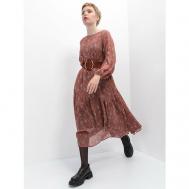 Платье , размер 170-(84-104)-(92-112)/ onesize/42-52, бежевый, коричневый Artwizard