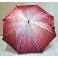 Зонт-трость , полуавтомат, купол 85 см., 8 спиц, красный Anetta