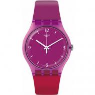 Наручные часы   "CHERRYBERRY" suov104 sw. Оригинал, от официального представителя., красный, фиолетовый Swatch
