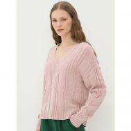 Пуловер , размер 48/52, розовый BE YOU