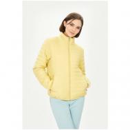 куртка  , демисезон/лето, средней длины, силуэт прямой, манжеты, карманы, водонепроницаемая, размер 50, желтый Baon