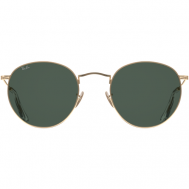 Солнцезащитные очки  0RB3447 001, золотой, зеленый Ray-Ban