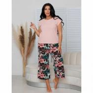 Пижама , брюки, размер 44, розовый Iren Style