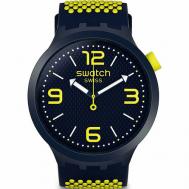 Наручные часы   BBNEON so27n102. Оригинал, от официального представителя., синий, желтый Swatch