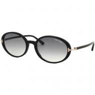 Солнцезащитные очки , овальные, оправа: пластик, градиентные, черный Tom Ford