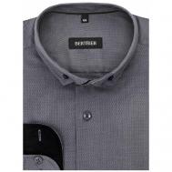 Рубашка , размер 174-184/39, серый BERTHIER
