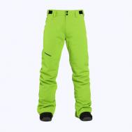 брюки для сноубординга , карманы, мембрана, водонепроницаемые, размер L, зеленый Horsefeathers