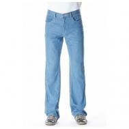 Мужские широкие летние джинсы  Голубые W5759 LIGHT_BLUE Westland