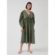Платье , размер 42, зеленый Pompa
