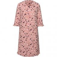Платье , полуприлегающее, макси, размер 52, розовый MILA