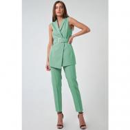 Костюм , жилет и брюки, размер 42, зеленый Fly