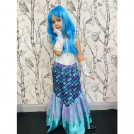 Карнавальный детский костюм платье для девочки Русалочка Evdakoff