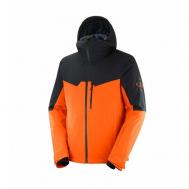Куртка , размер S, черный, оранжевый SALOMON