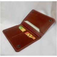 Документница для паспорта , коричневый Somstyle Craft