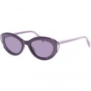 Солнцезащитные очки , овальные, с защитой от УФ, для женщин, фиолетовый Police