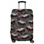 Чехол для чемодана , размер M, красный, черный LeJoy