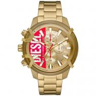Наручные часы  Griffed Часы мужские  DZ4595, красный, золотой Diesel