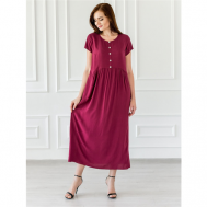 Платье , размер 58, красный Текстильный край