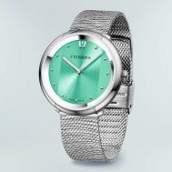 Наручные часы  L'Story4, зеленый, серебряный L'TERRIAS