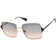 Солнцезащитные очки , квадратные, оправа: металл, градиентные, с защитой от УФ, для женщин, золотой Max&Co