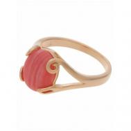 Кольцо помолвочное , родохрозит, размер 20, розовый Lotus Jewelry