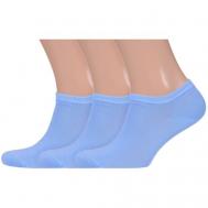 Мужские носки , 3 пары, размер 29 (43-44), голубой LORENZLINE
