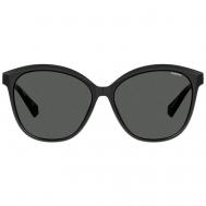 Солнцезащитные очки , оправа: пластик, для женщин, черный Polaroid