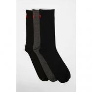 Мужские носки , 3 пары, размер 39-42, черный KATIA&BONY