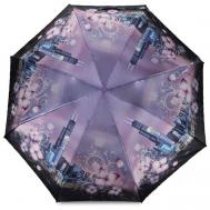 Мини-зонт , механика, 4 сложения, купол 93 см., 8 спиц, чехол в комплекте, для женщин, розовый Popular
