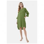 Платье , вискоза, размер 42, зеленый CATNOIR