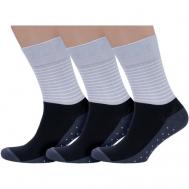 Мужские носки , 3 пары, размер 25 (38-40), мультиколор MoscowSocksClub