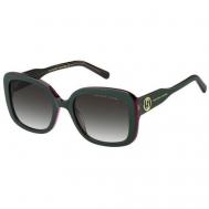 Солнцезащитные очки , кошачий глаз, оправа: пластик, градиентные, для женщин, черный Marc Jacobs